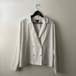 Topshop Double Breasted Blouse